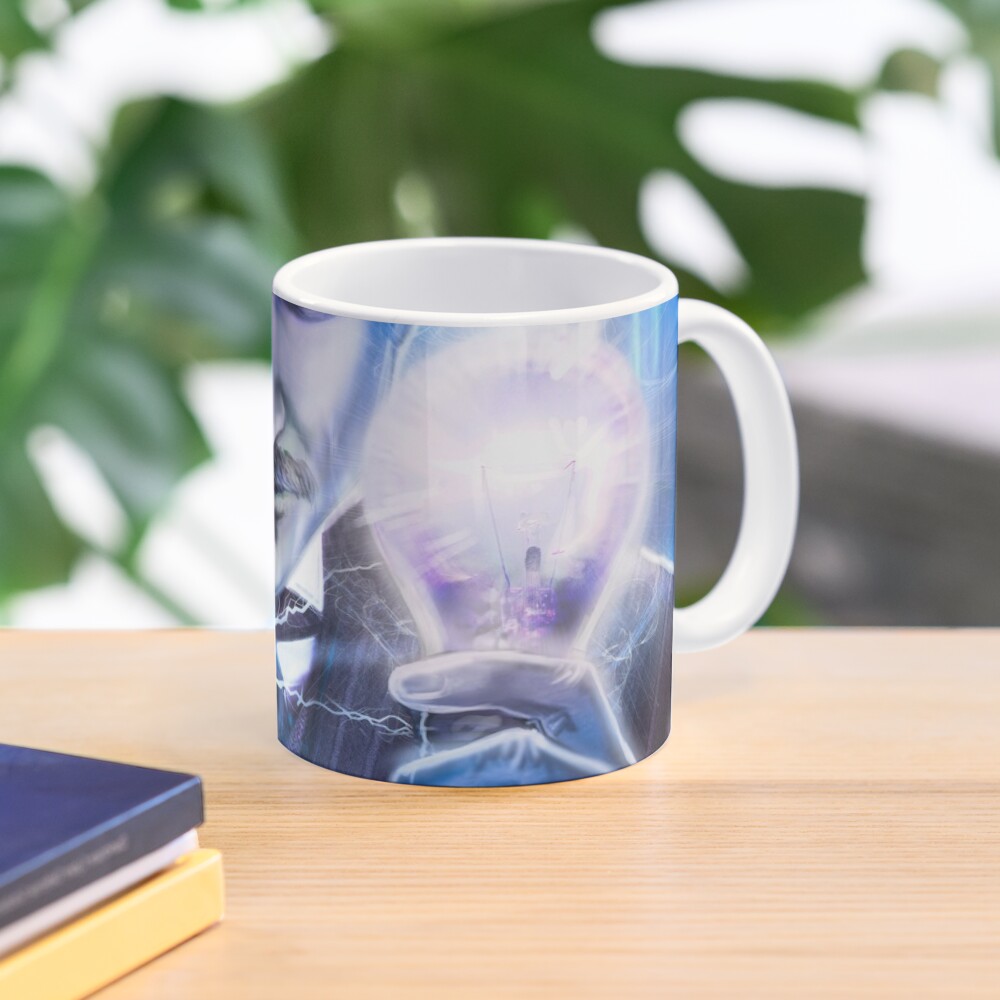 Tesla: God of Thunder Coffee Mug by The Cracked Dispensary