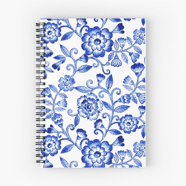 Item preview, Floral Watercolor Blue Pattern designed and sold by SunMayDown.