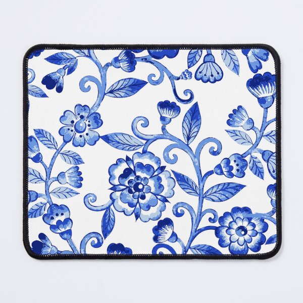 Item preview, Floral Watercolor Blue Pattern designed and sold by SunMayDown.