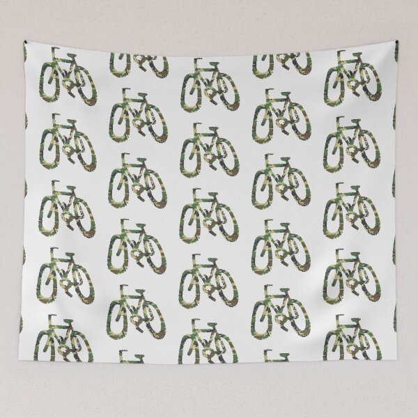 Item preview, camouflage pattern bike  designed and sold by bravoalpha.