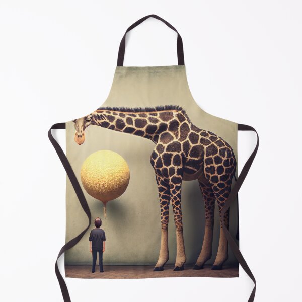 Aperçu de l'œuvre A Surprising Alibi Giraffe and Rubber Digital Painting créée et vendue par CodeAndColors.