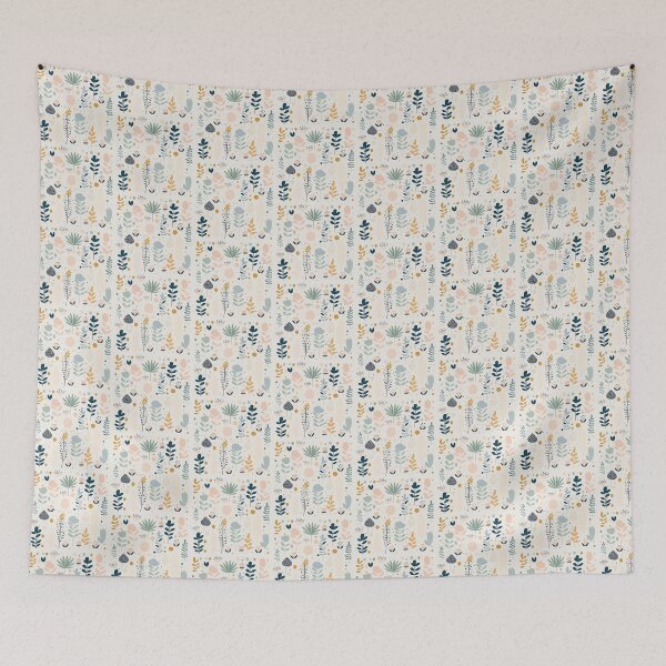 Item preview, 60s 70s Retro Flower Pattern Hand-drawn Handmade Kaleidoscope Circular designed and sold by harmoneer.