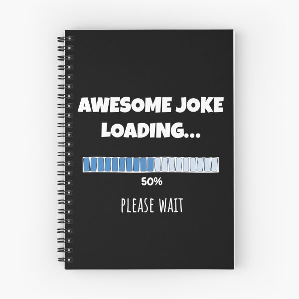 Item preview, Awesome Joke Loading... Please wait | Funny and witty loading bar text design designed and sold by ArtworkbyEmmy.
