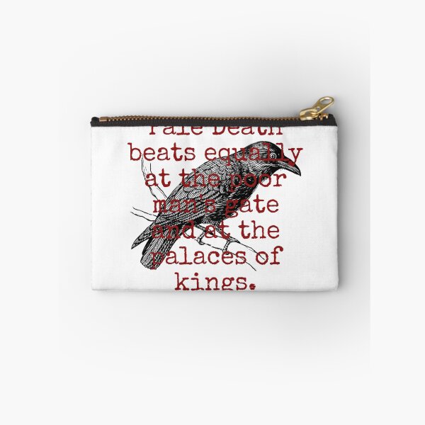Item preview, Pale Death Beats Equally - Death Quote  designed and sold by CrankyOldDude.