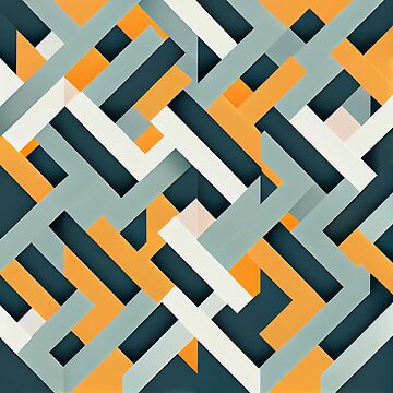 Artwork thumbnail, Abstract Minimal Basic Latin Pattern Digital Painting by CodeAndColors