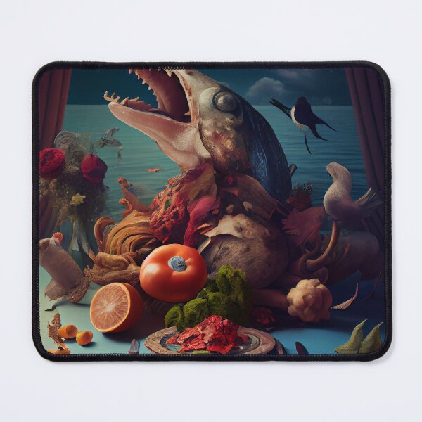 Item preview, A Surreal Feast Digital Painting designed and sold by CodeAndColors.
