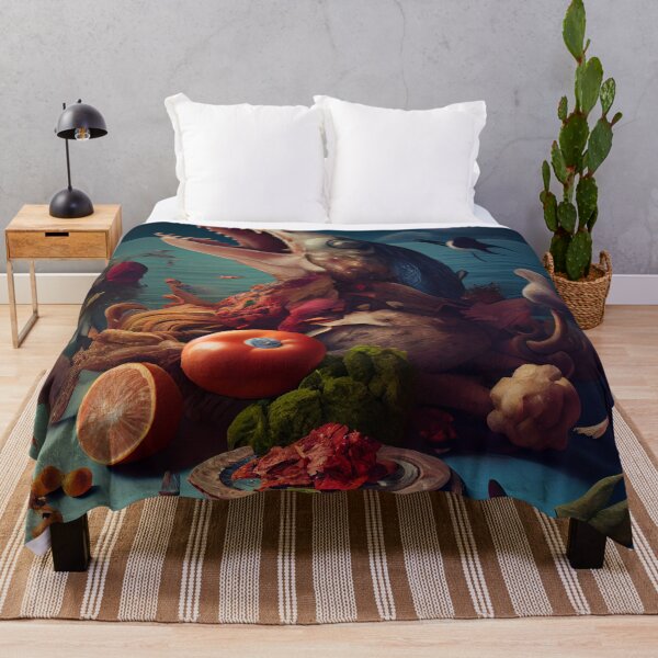 Item preview, A Surreal Feast Digital Painting designed and sold by CodeAndColors.
