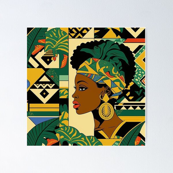 Item preview, Black History Month Black Excellence African Queen designed and sold by fakeSavian.