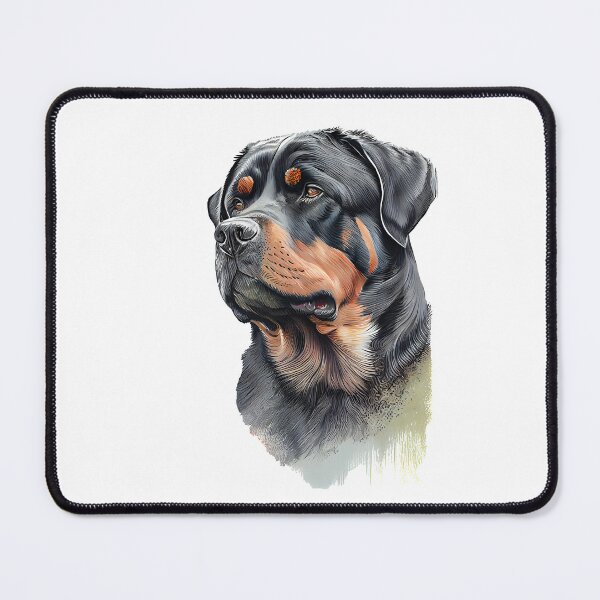 Item preview, Rottweiler Resilience Illustration designed and sold by AdaRecordShop.