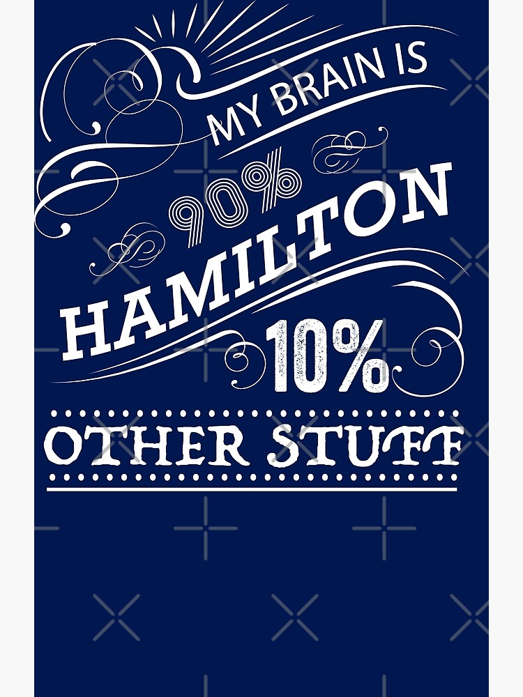 My Brain is 90% Hamilton Vintage T-Shirt from the Hamilton Broadway Musical  - Aaron Burr Alexander Hamilton Gift  Tote Bag for Sale by GOATsOfficial