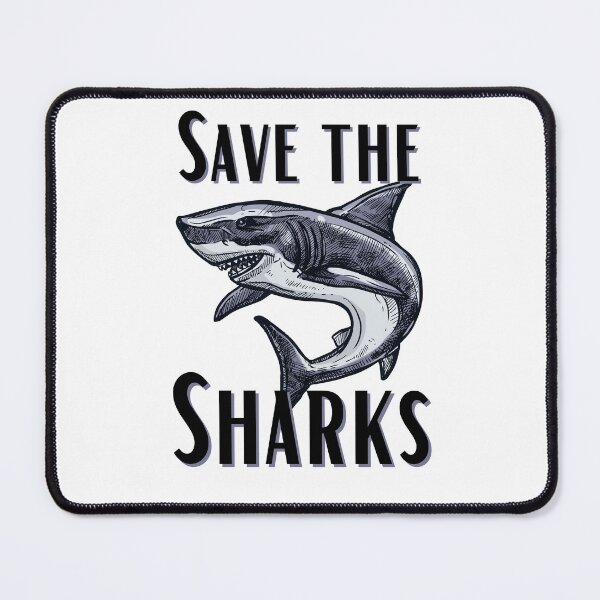 Item preview, save the sharks designed and sold by addict2reading.