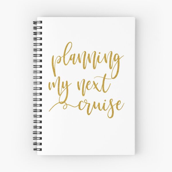 Item preview, Planning my next cruise in gold sparkles shirt designed and sold by Mariah Quick.