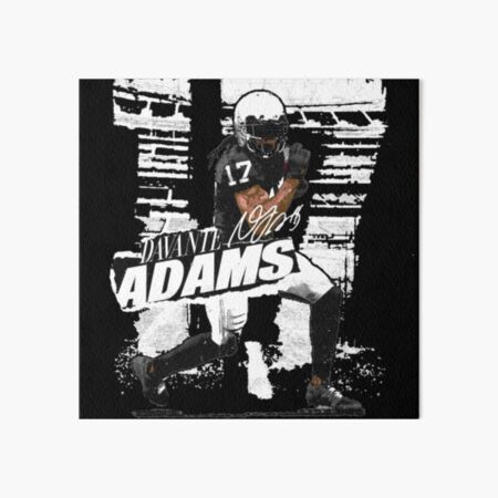 Davante Adams Home Jersey Art Board Print for Sale by