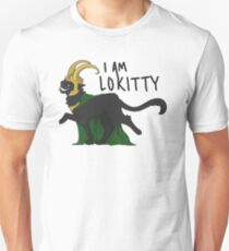 Camiseta unisex Letras oscuras Lokitty