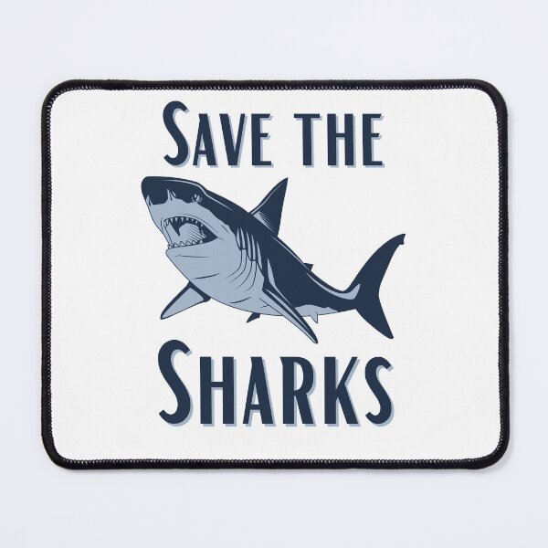 Item preview, save the sharks designed and sold by addict2reading.