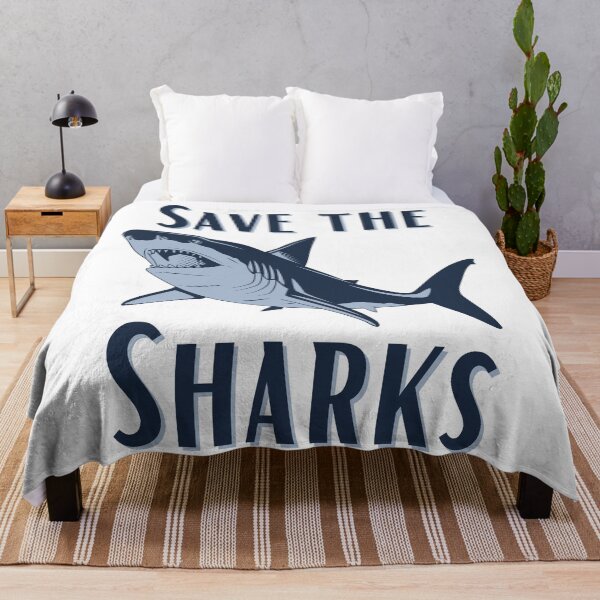 Item preview, save the sharks designed and sold by addict2reading.