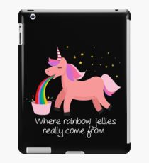 Unicorn Barf: Where Rainbow Jellies Really Come From iPad Case/Skin