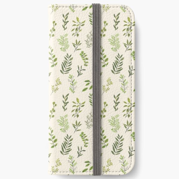 Leaf Pattern iPhone Wallet