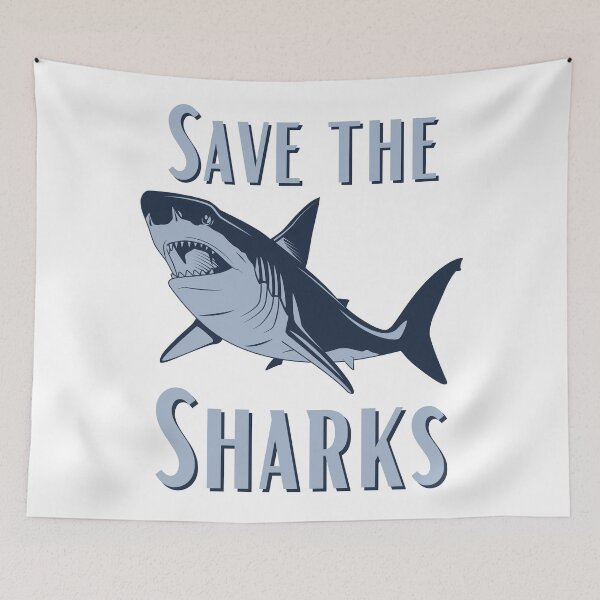 Item preview, Save the sharks designed and sold by addict2reading.