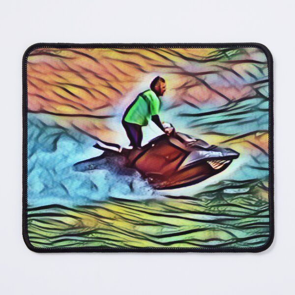 Item preview, Jet Ski Fun In Glow designed and sold by Fearless-Fox.