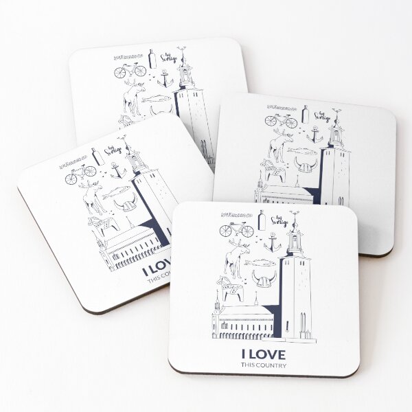 Item preview, I love Sweden designed and sold by NoelNimmad.