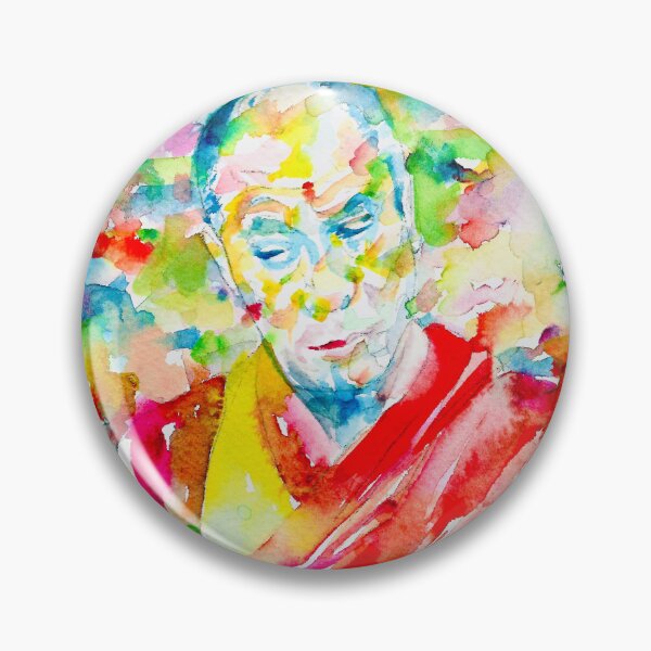 Item preview, 14th DALAI LAMA - TENZIN GYATSO - watercolor portrait.3 designed and sold by lautir.