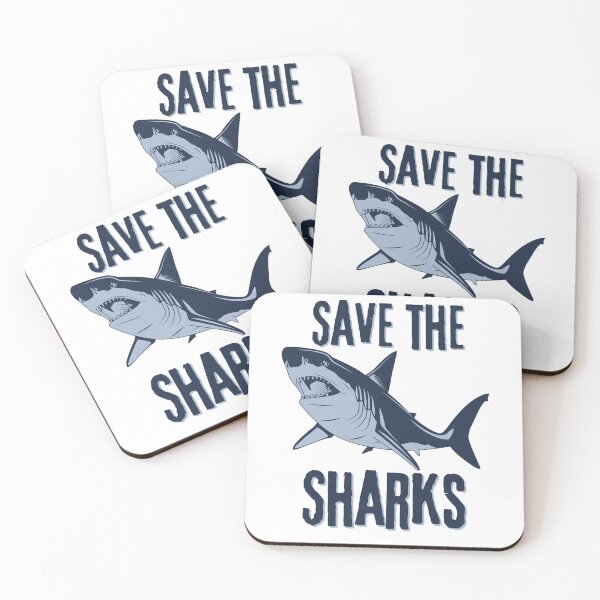 Item preview, Save the sharks designed and sold by addict2reading.