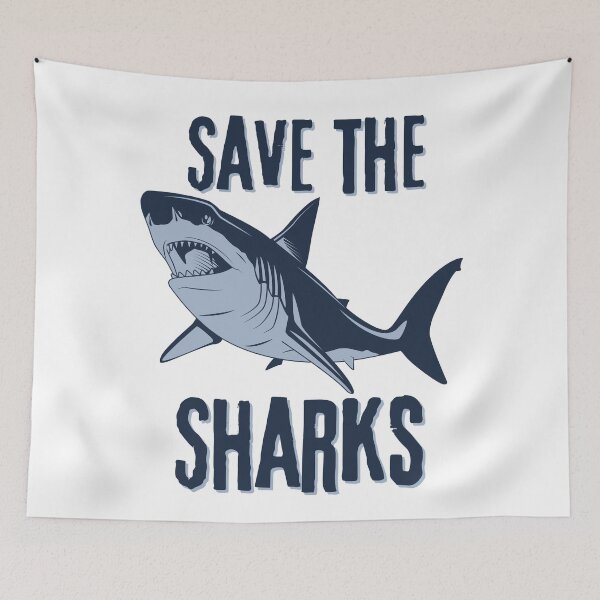 Item preview, Save the sharks designed and sold by addict2reading.