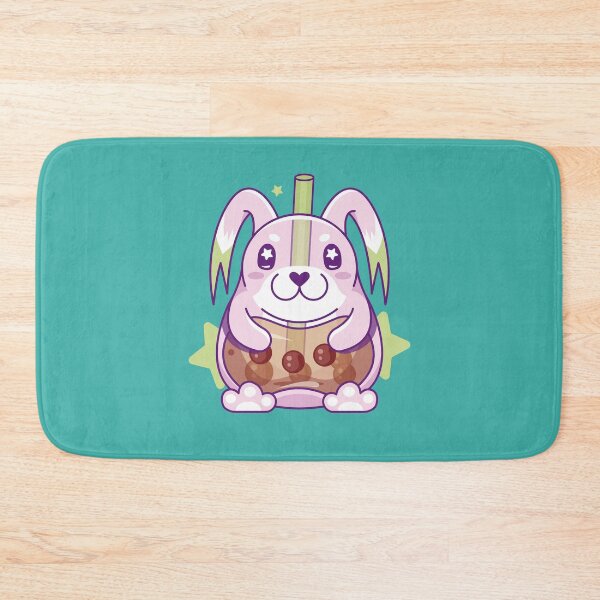 Item preview, Kawaii Pink Bunny Boba Tea designed and sold by Lagelantee.