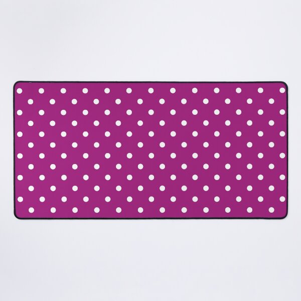 Item preview, White Polka Dots on Purple Background designed and sold by starrylite.
