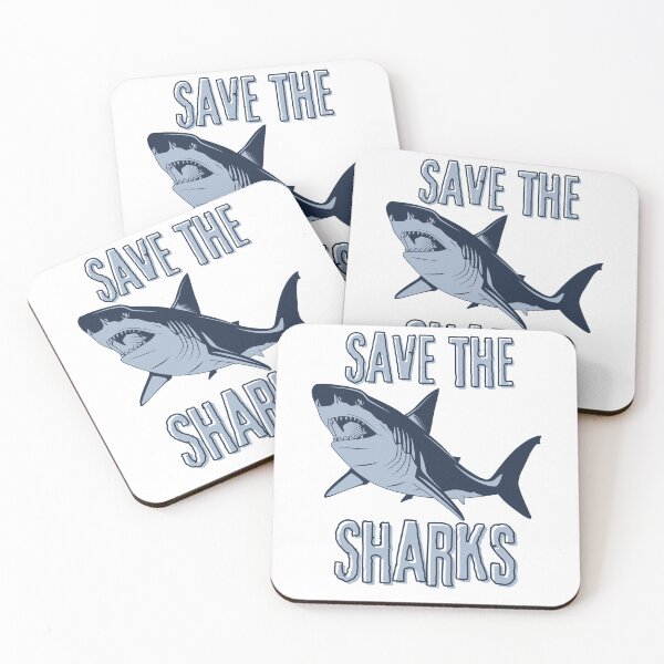 Item preview, Save the sharks designed and sold by addict2reading.