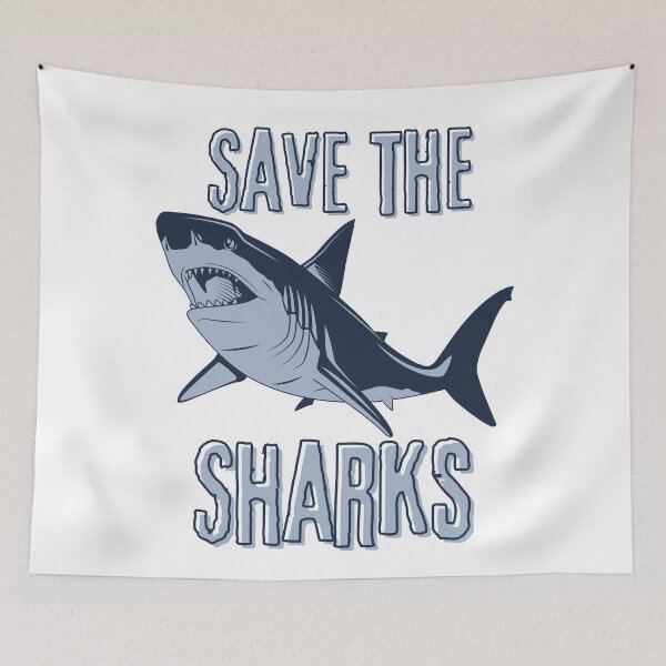 Item preview, Save the sharks designed and sold by addict2reading.