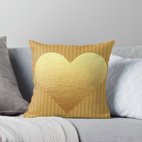 Item preview, Golden Hearts, pattern, designed and sold by LuFilu.