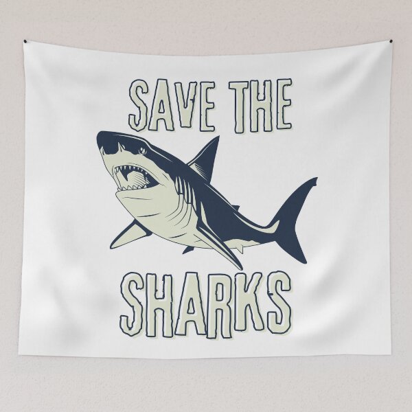 Item preview, Save the sharks designed and sold by addict2reading.