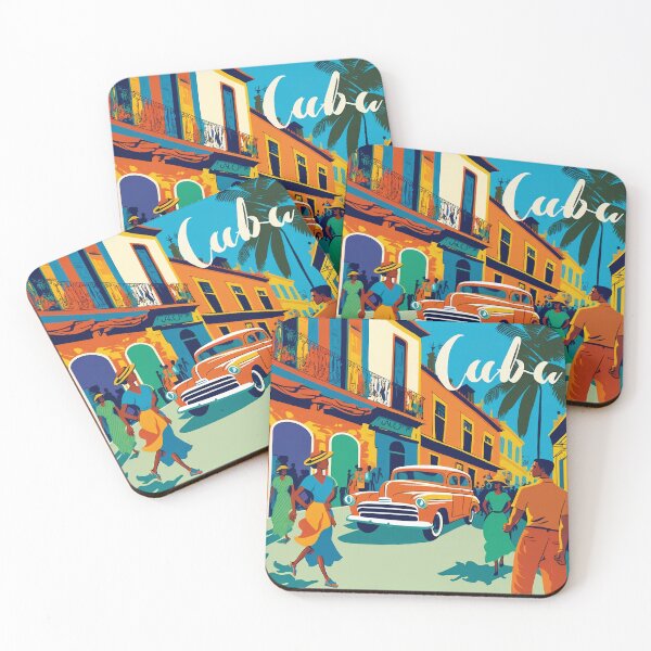 Item preview, Colorful Street of Havana, Cuba designed and sold by AI Nspiration.