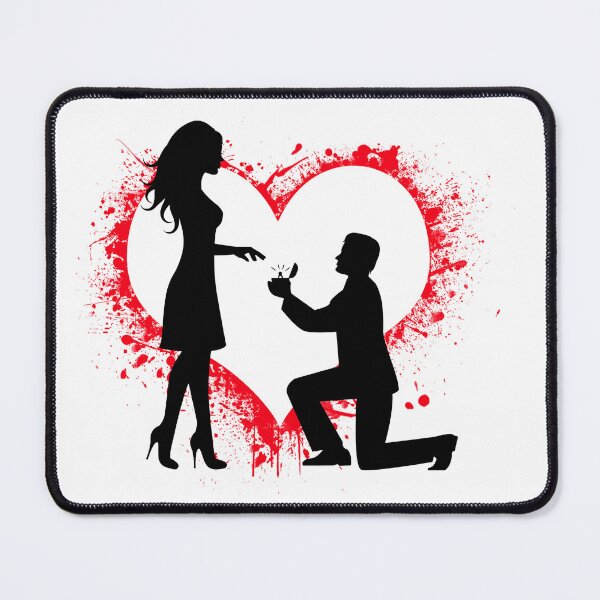 Item preview, Boy Proposing His Girl designed and sold by ModeDesMarques.