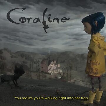 "Coraline Vintage Quote " Sticker for Sale by LarkaArt | Redbubble