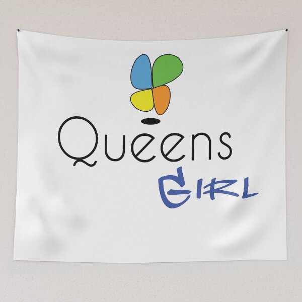 Item preview, Queens Girl Clover Rainbow New York designed and sold by ProjectX23.