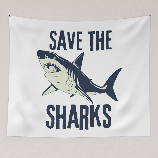 Item preview, Save the sharks designed and sold by addict2reading.
