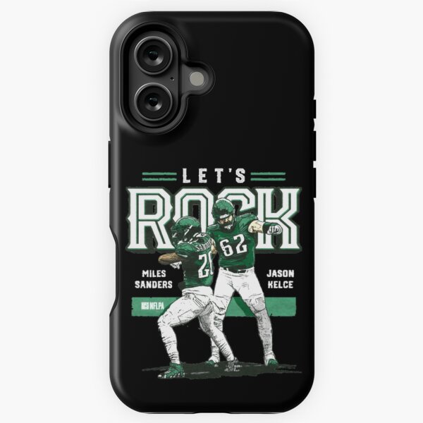 Vista previa del artículo con la obra «Jason Kelce y Miles Sanders vamos a rockear», diseñado y vendido por Ga-Moo.