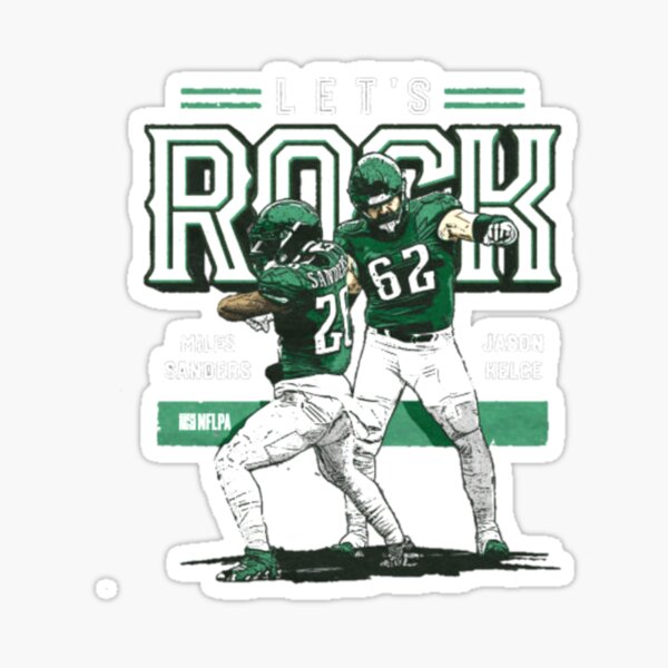 Jason Kelce Alternate Jersey Sticker for Sale by designsheaven