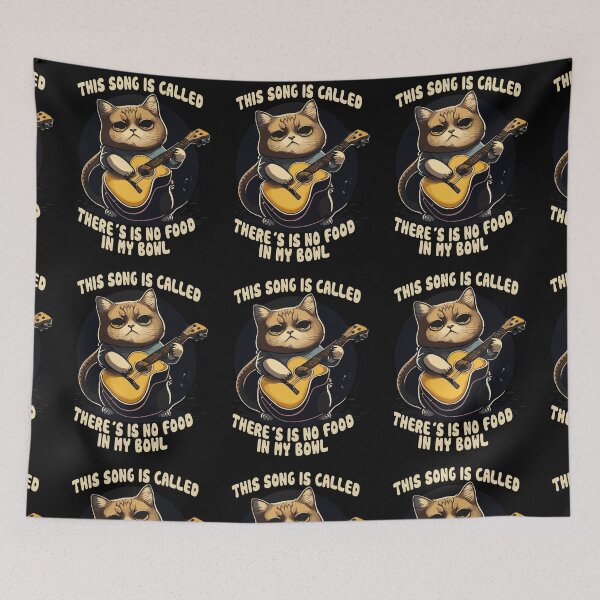 Item preview, songwriter cat designed and sold by TheSamuraiCat.