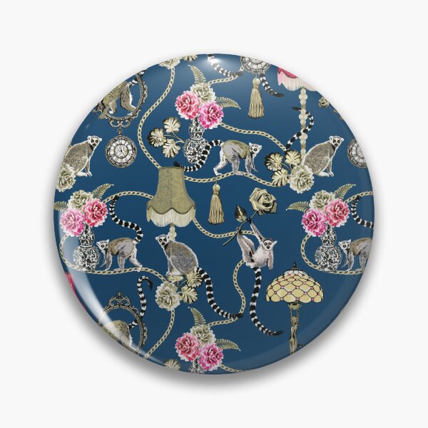 Item preview, Livin La Lemur Loca Blue designed and sold by Julia Fonnereau.