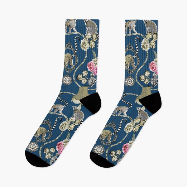 Item preview, Livin La Lemur Loca Blue designed and sold by Julia Fonnereau.