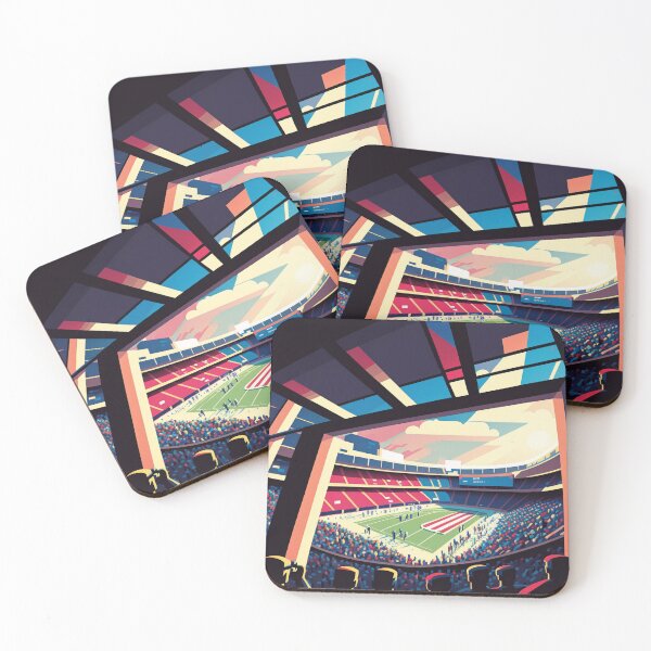 Item preview, Colorful Soccer Stadium designed and sold by AI Nspiration.