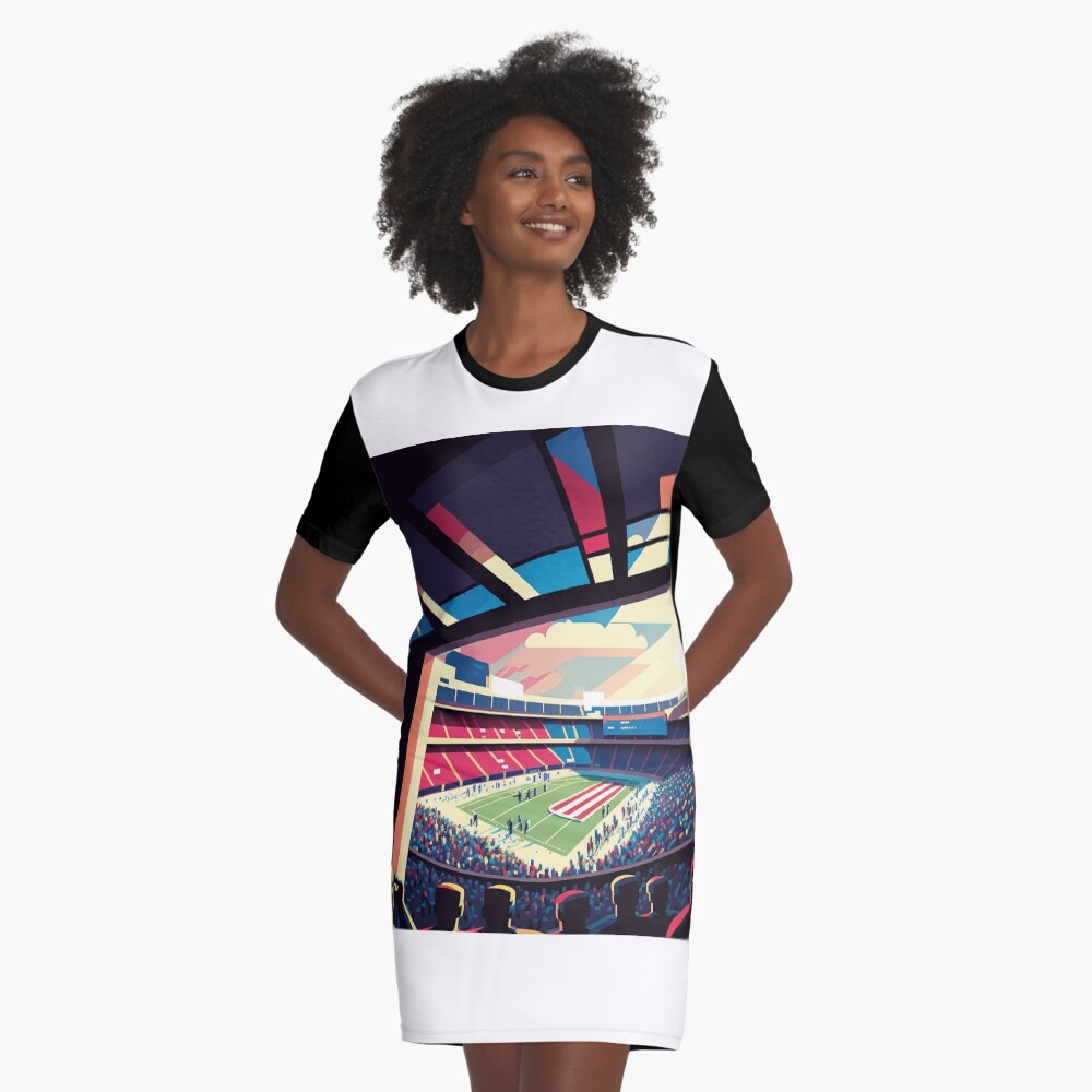 Item preview, Graphic T-Shirt Dress designed and sold by AI-nspiration.