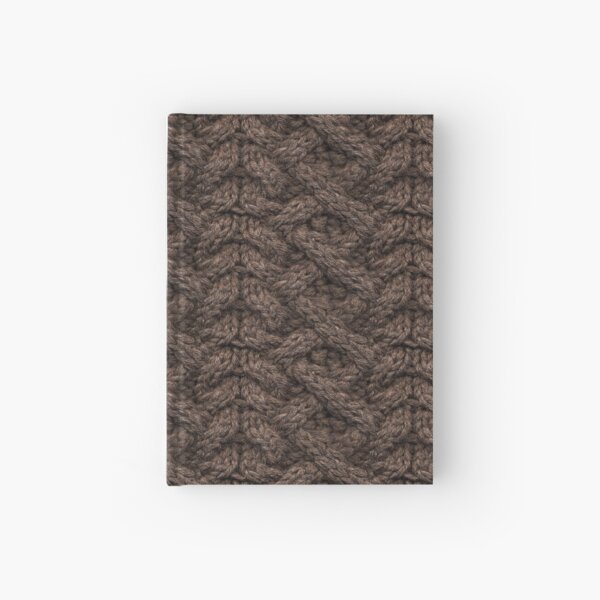Brown Haka Cable Knit Hardcover Journal