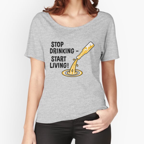 Stop Drinking – Start Living! (No Alcohol) Greeting Card for Sale by  MrFaulbaum