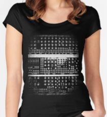 Retro Modular Synthesizer Women's Fitted Scoop T-Shirt