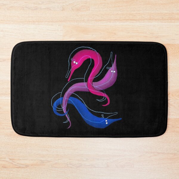 Item preview, bi flag worms on a string designed and sold by indiVisibl.